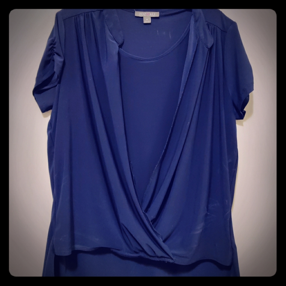 Navy blouse